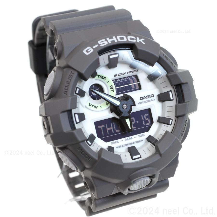 エントリーで+4倍！6月5日！Gショック G-SHOCK アナデジ 腕時計 メンズ GA-700HD-8AJF HIDDEN GLOW Series ジーショック｜neel2｜06