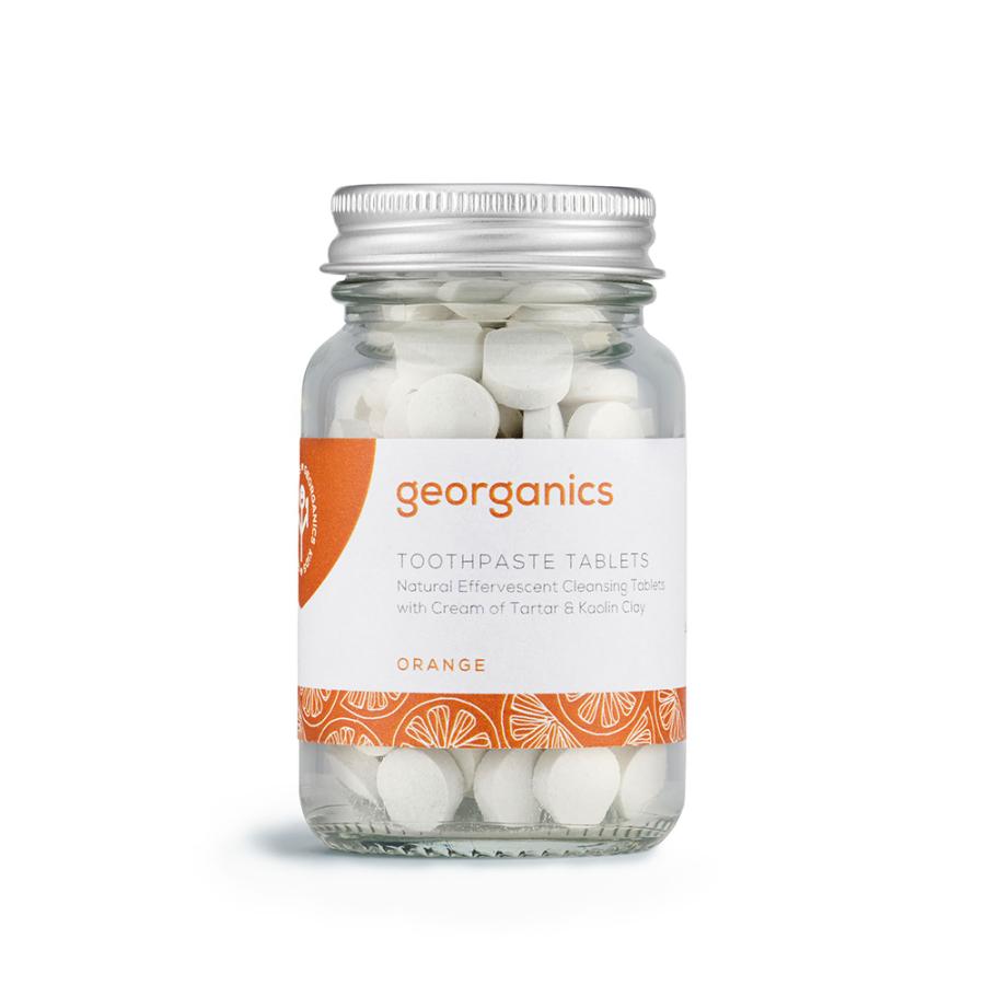 georganics トゥースペーストタブレット オレンジ 120粒×3点【送料無料 
