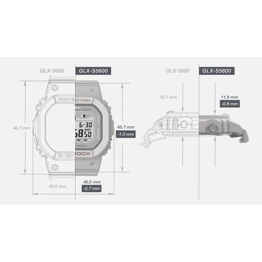 Gショック Gライド G-SHOCK G-LIDE 腕時計 CASIO GLX-S5600-2JF GLX-5600 小型化・薄型化モデル ジーショック｜neel2｜08