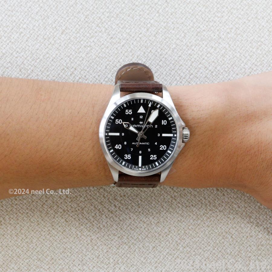 （7月から値上）ハミルトン HAMILTON カーキ アビエーション パイロット オート 39mm H76305530 腕時計 自動巻き 正規品の画像