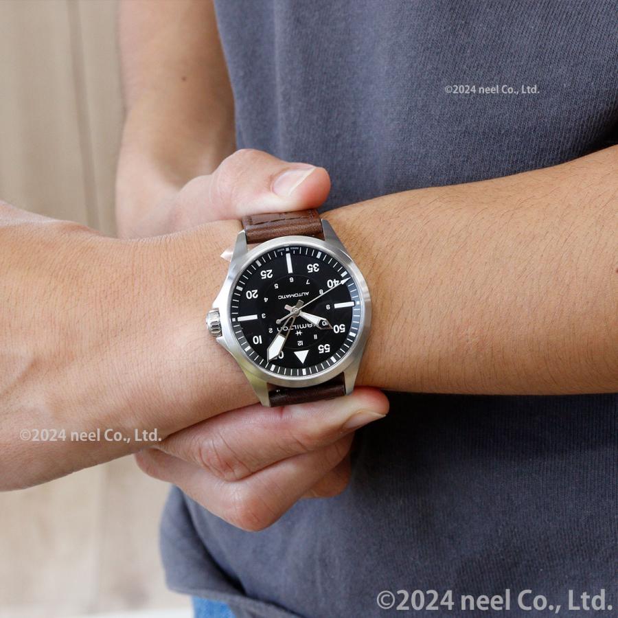 （7月から値上）ハミルトン HAMILTON カーキ アビエーション パイロット オート 39mm H76305530 腕時計 自動巻き 正規品の画像