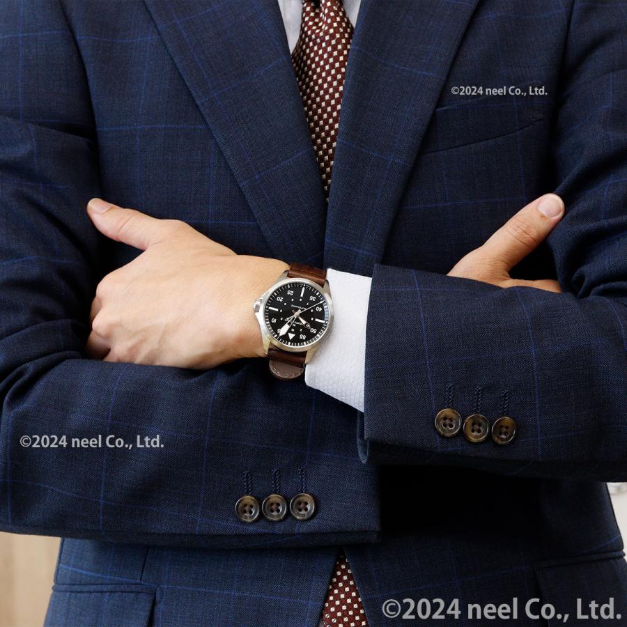 （7月から値上）ハミルトン HAMILTON カーキ アビエーション パイロット オート 39mm H76305530 腕時計 自動巻き 正規品の画像