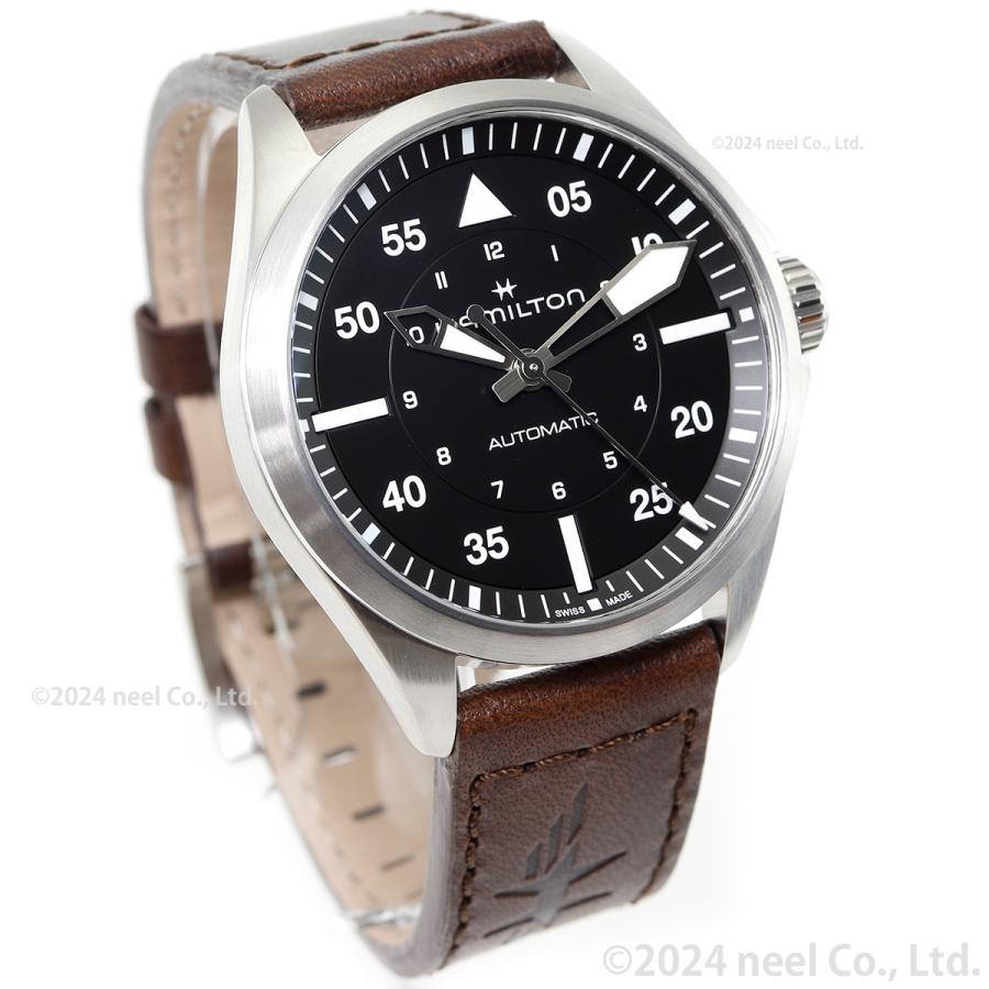 （7月から値上）ハミルトン HAMILTON カーキ アビエーション パイロット オート 39mm H76305530 腕時計 自動巻き 正規品の画像