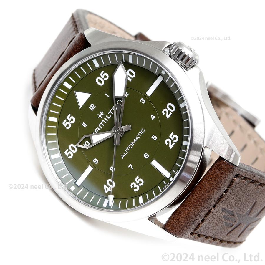 （7月から値上）ハミルトン HAMILTON カーキ アビエーション パイロット オート 39mm H76305560 腕時計 自動巻き 正規品の画像