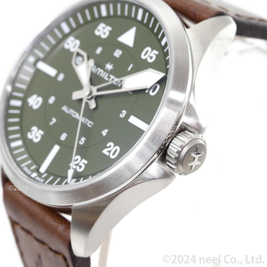 （7月から値上）ハミルトン HAMILTON カーキ アビエーション パイロット オート 39mm H76305560 腕時計 自動巻き 正規品の画像