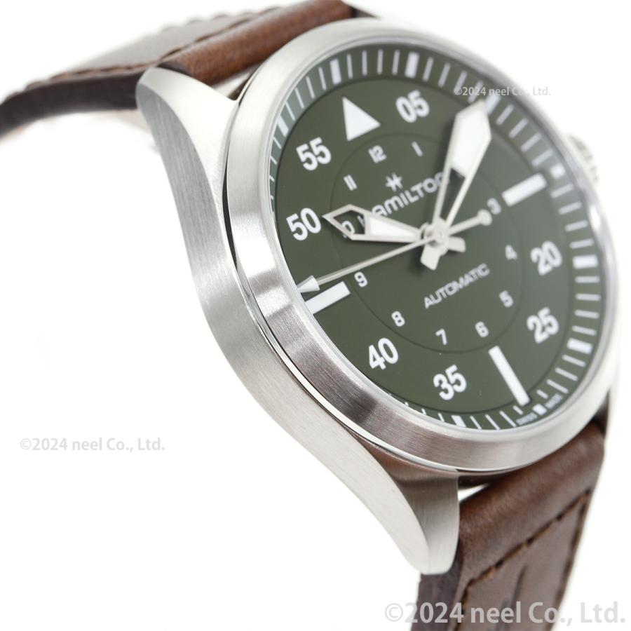 （7月から値上）ハミルトン HAMILTON カーキ アビエーション パイロット オート 39mm H76305560 腕時計 自動巻き 正規品の画像