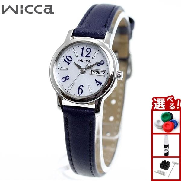 エントリーで+4倍！本日限定！ウィッカ シチズン wicca ソーラー レディース KH3-410-10