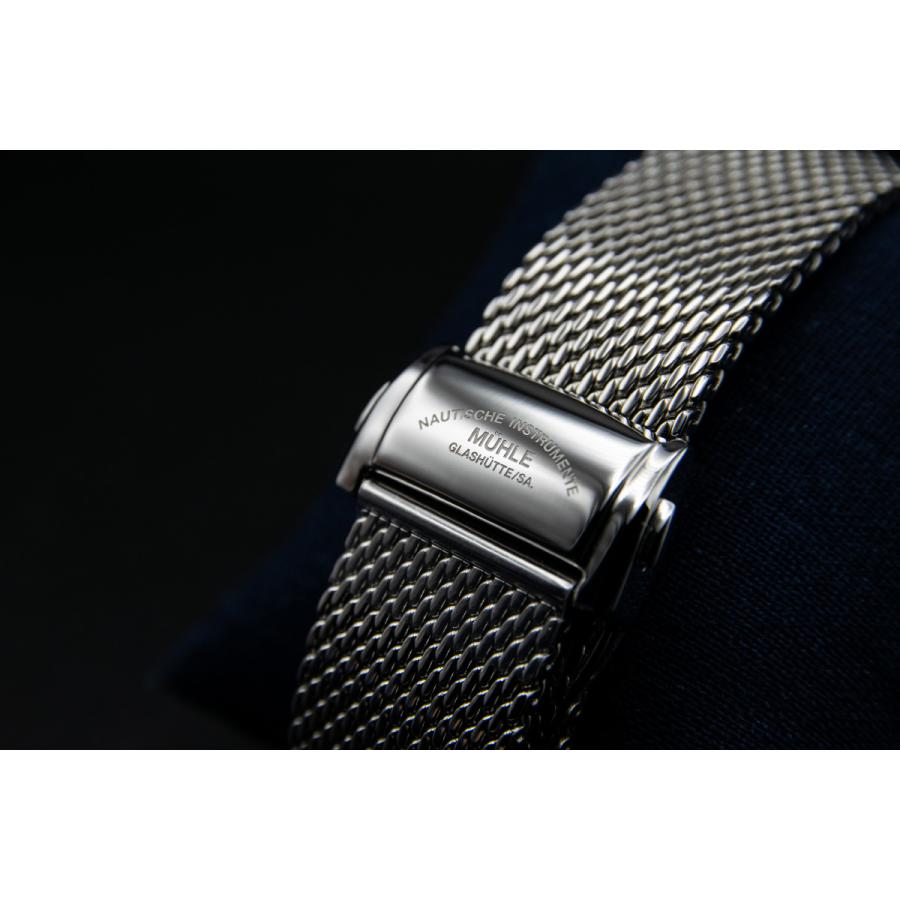 （ノベルティー付き）ミューレ グラスヒュッテ Muhle Glashutte パノヴァ グリーン Panova 腕時計 M1-40-76-MBの画像