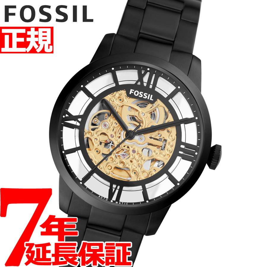 エントリーで+4倍！3月5日！フォッシル FOSSIL 腕時計 メンズ シースルーバック ME3197