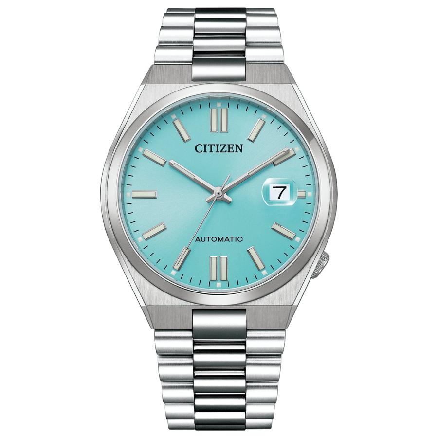 CITIZEN 6651B 自動巻き ステンレススチール 時計 CITIZEN 自動巻き時計 ステンレススチール レザー製バンド