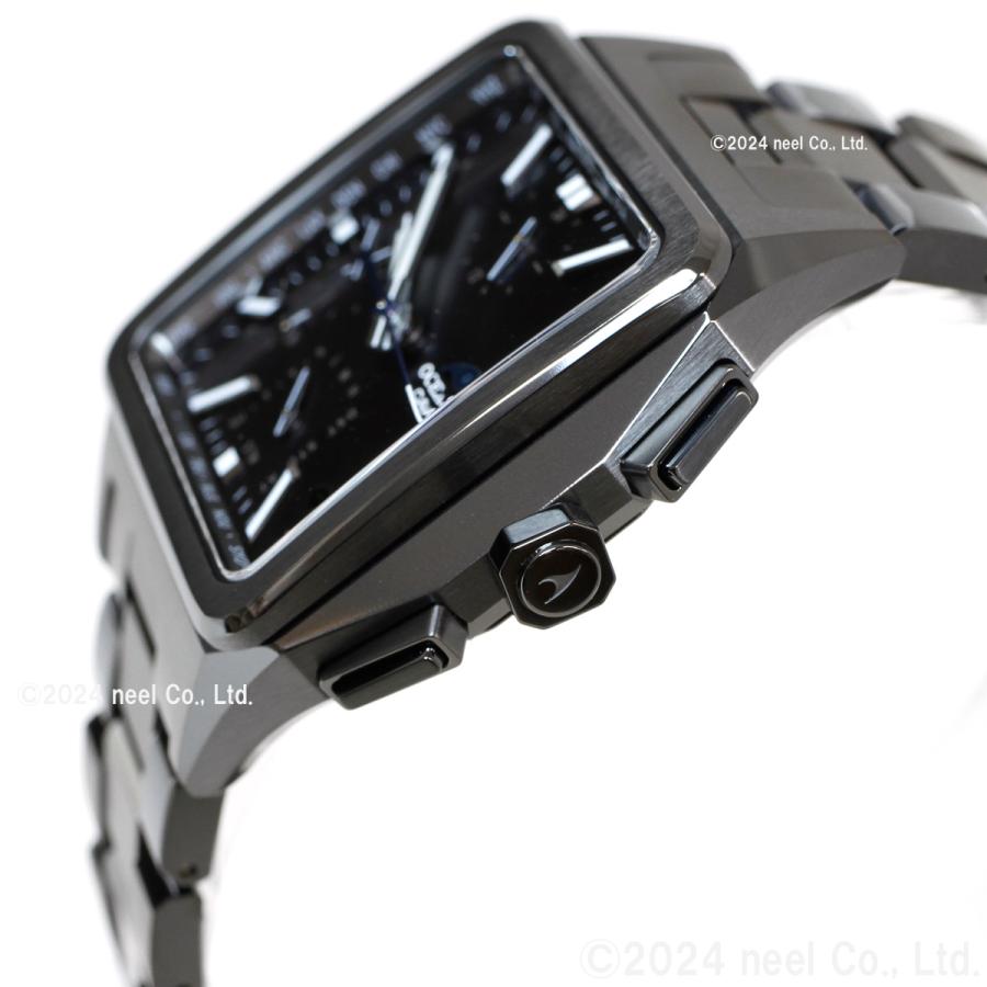 カシオOCEANUS 黒 電波ソーラー腕時計 Manta（OCEANUS） オシアナス マンタ ブラック OCW-S5000B-1AJF