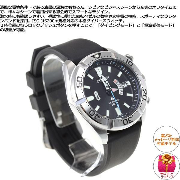 シチズン プロマスター 電波時計 CITIZEN PROMASTER Eco-Drive ダイバーズ PMD56-3083｜neel2｜03