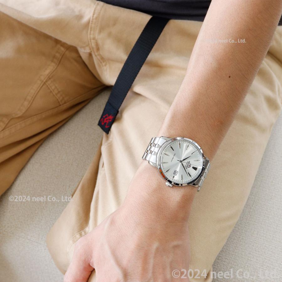 状態良好品 オリエント コンテンポラリー シルバー メンズ 自動巻き 腕時計 CONTEMPORARY（ORIENT） オリエント ORIENT コンテンポラリー
