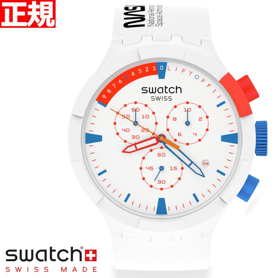 swatch スウォッチ 腕時計 メンズ レディース スペースコレクション クロノ Chrono Extravehicular SB04Z400