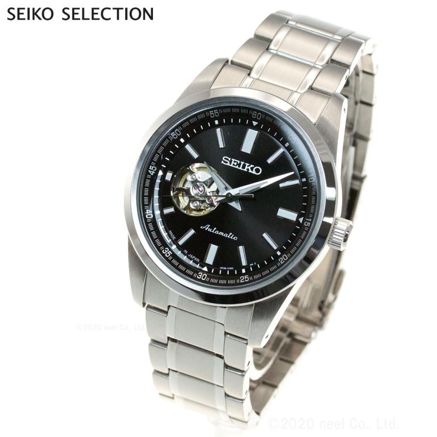 エントリーで+4倍！本日限定！セイコー セレクション SEIKO SELECTION メカニカル 自動巻き 腕時計 メンズ セミスケルトン SCVE053｜neel2｜02