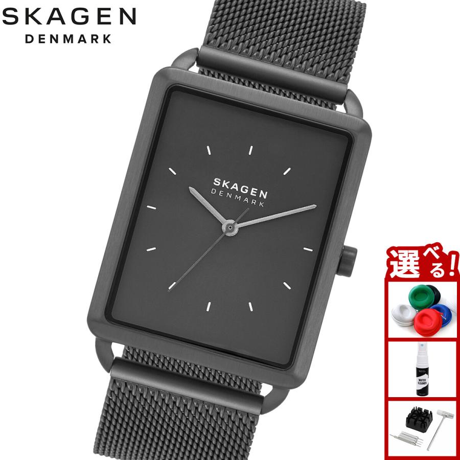 SKAGEN（スカーゲン） 腕時計 メンズ HAGEN 三針 ブラック ステンレス