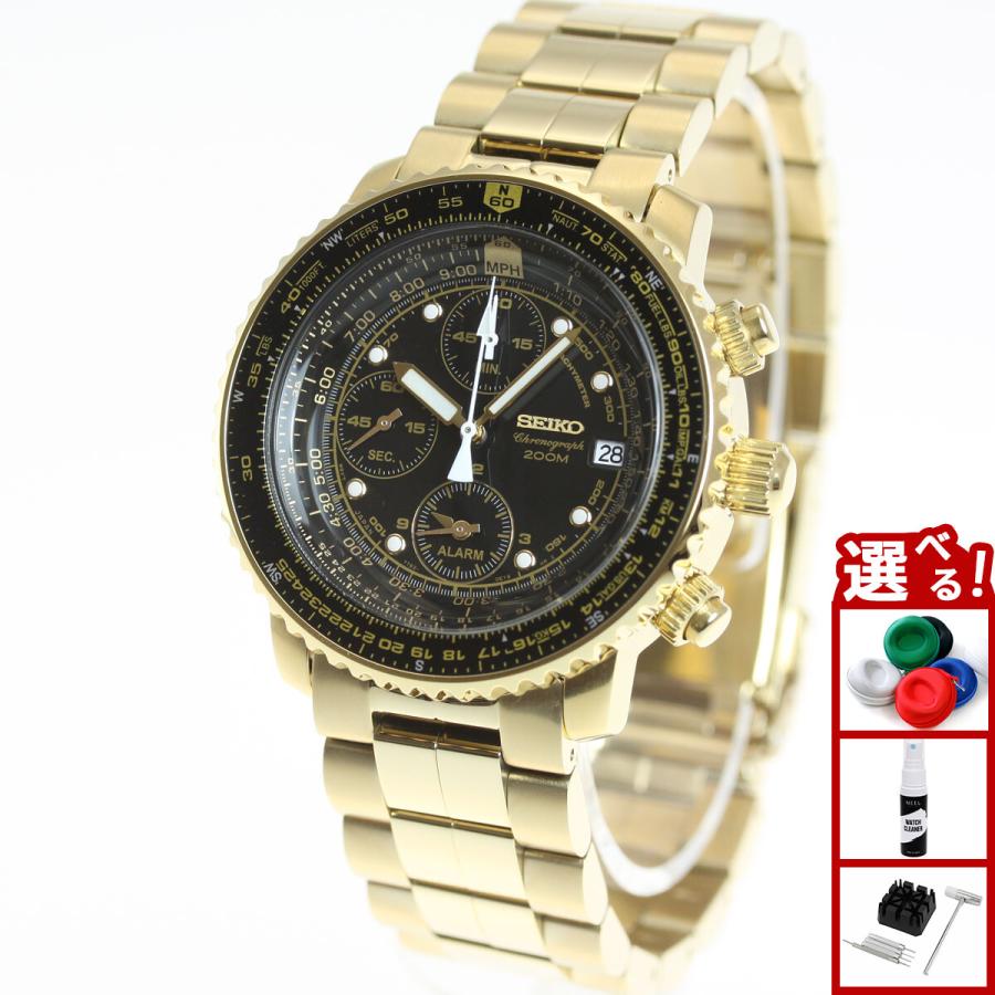 NEW セイコー SEIKO 逆輸入 パイロットクロノグラフ SNA414P1 SNA414PC