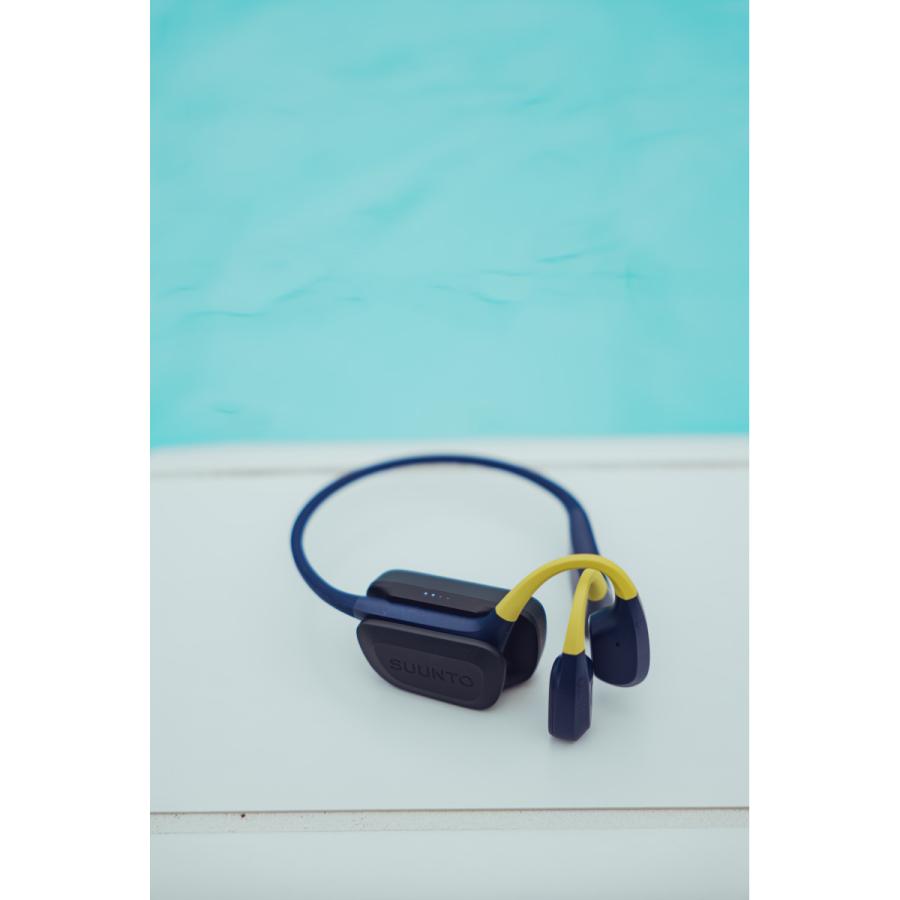 スント SUUNTO骨伝導イヤホン AQUA LIME BLUE SUUNTO（スント） SUUNTO Aqua Lime Blue アクア ライムブルー 骨伝導