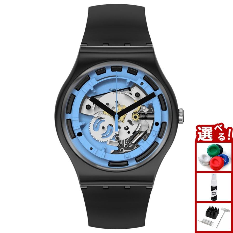 swatch スウォッチ 腕時計 SUOB187 オリジナルズ ブルー・アナトミー MONTHLY DROPS BLUE ANATOMY New Gent