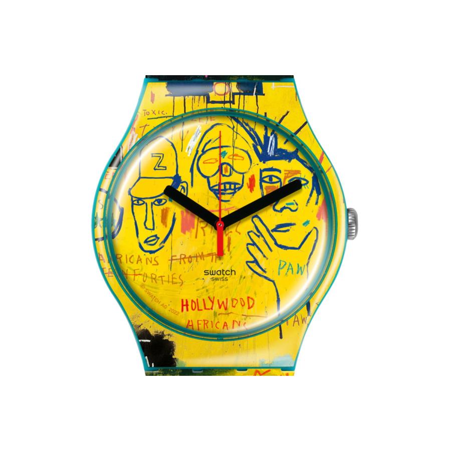 swatch スウォッチ HOLLYWOOD AFRICANS BY JM BASQUIAT ハリウッド・アフリカン 腕時計 SUOZ354｜neel2｜02