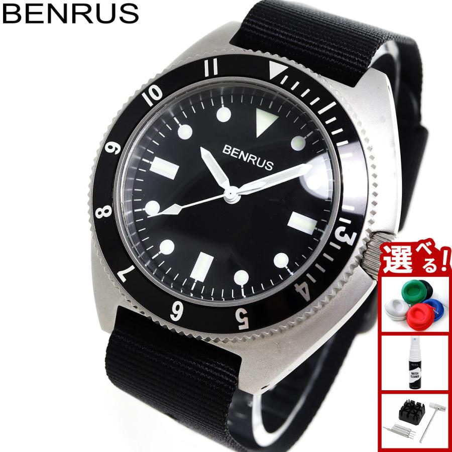 BENRUS ベンラス 腕時計 メンズ TYPE-I SILVER シルバー