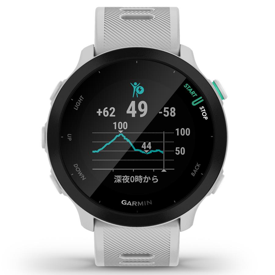 【オリジナル保護フィルム付き】ガーミン GARMIN ForeAthlete 55 フォアアスリート55 ランニングウォッチ スマートウォッチ 010-02562-41｜neel4｜08