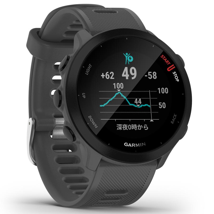 【オリジナル保護フィルム付き】ガーミン GARMIN ForeAthlete 55 フォアアスリート55 ランニングウォッチ スマートウォッチ 010-02562-43｜neel4｜12