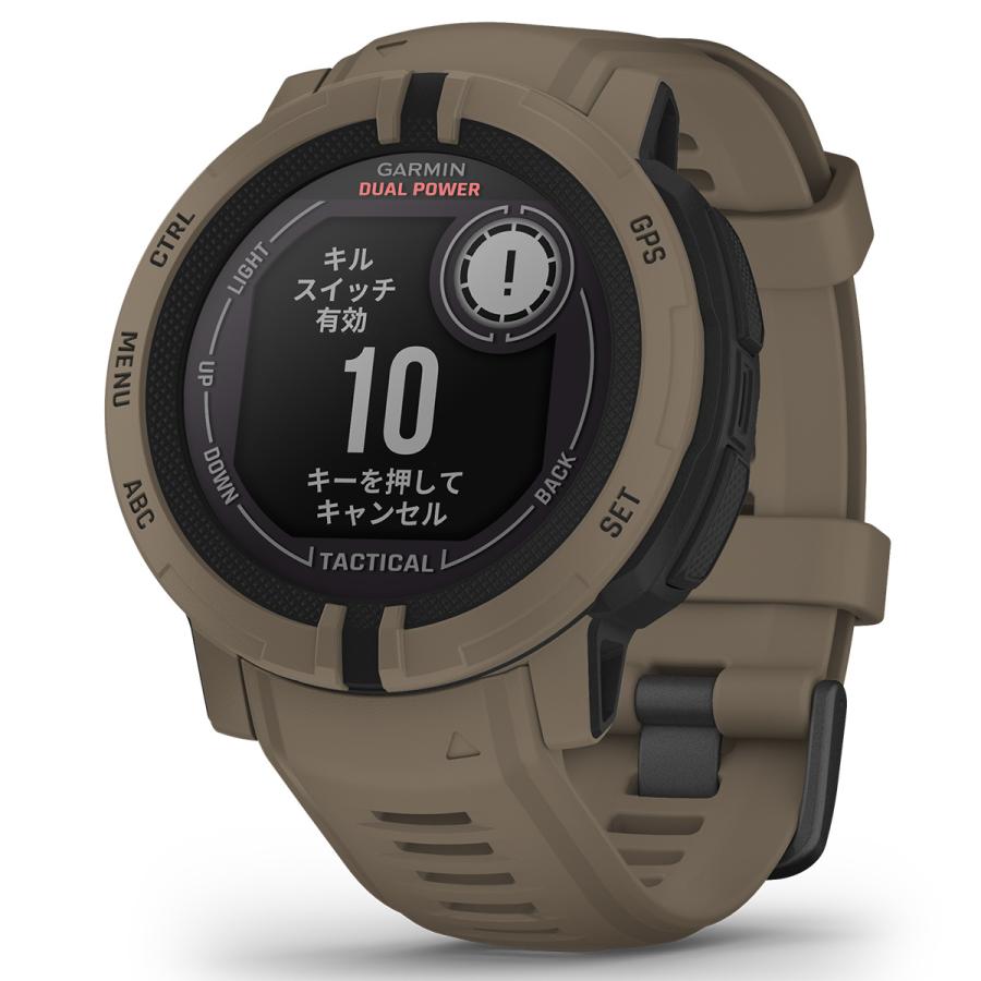 ガーミン GARMIN Instinct 2 インスティンクト2 デュアルパワー タクティカル スマートウォッチ 010-02627-44｜neel4｜18