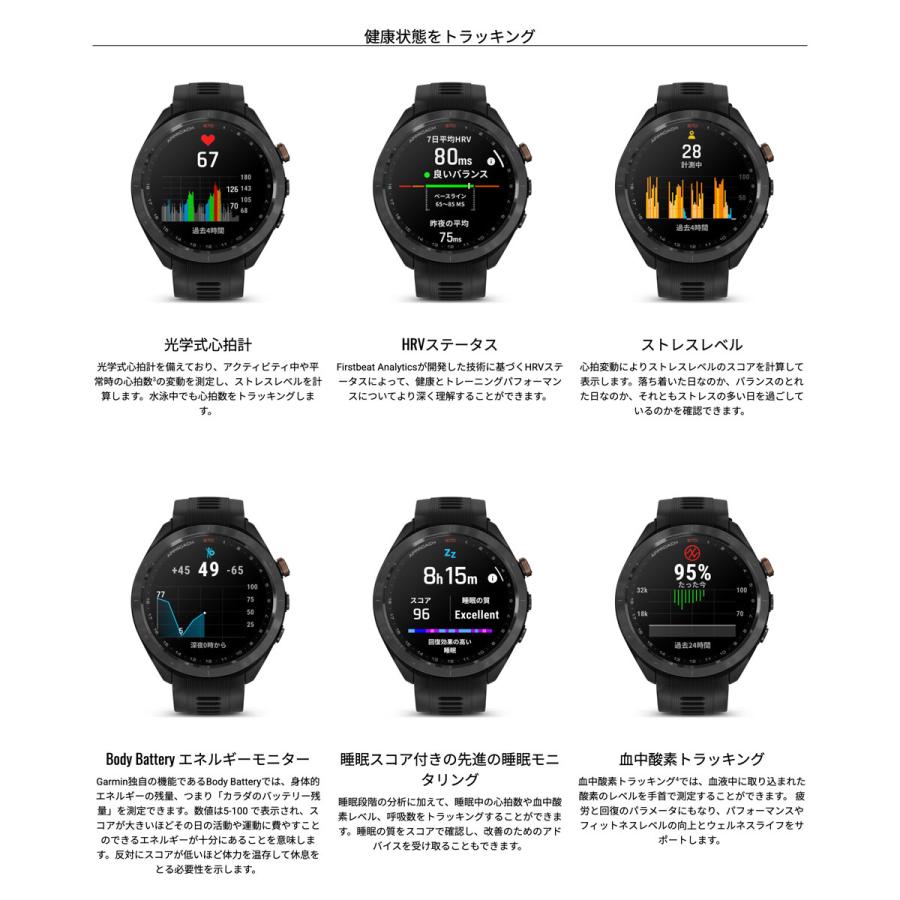 （無金利ローン）ガーミン GARMIN Approach S70 47mm アプローチ ゴルフ GPS スマートウォッチの画像
