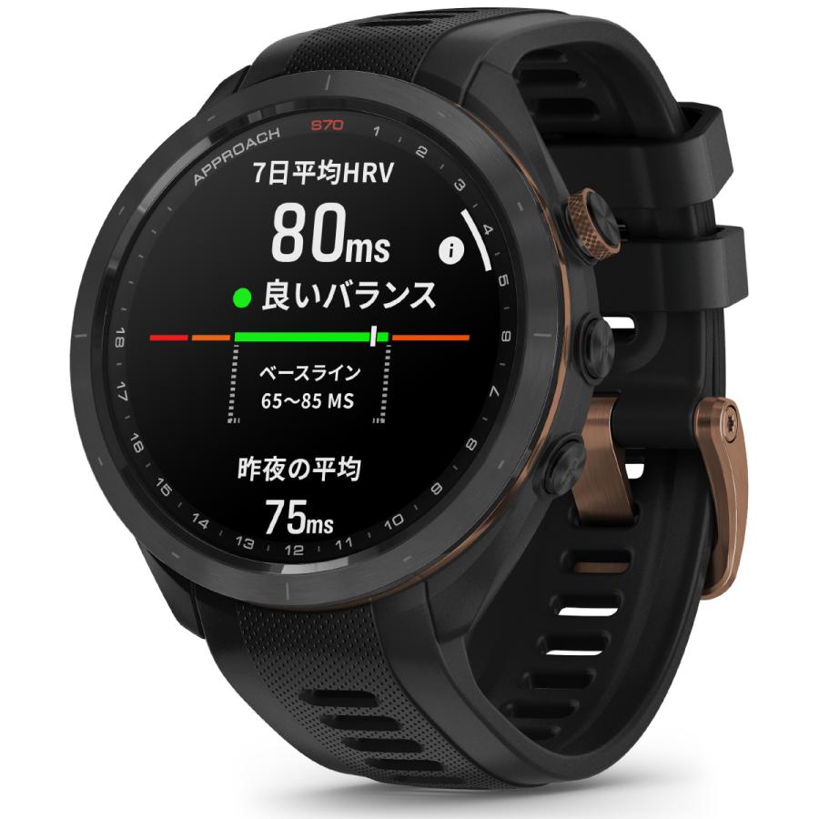 【ほぼ新品】GARMIN APPROACH S70 47mm アプローチ GARMIN（ガーミン） アプローチ S70 47mm GPSゴルフナビ GARMIN