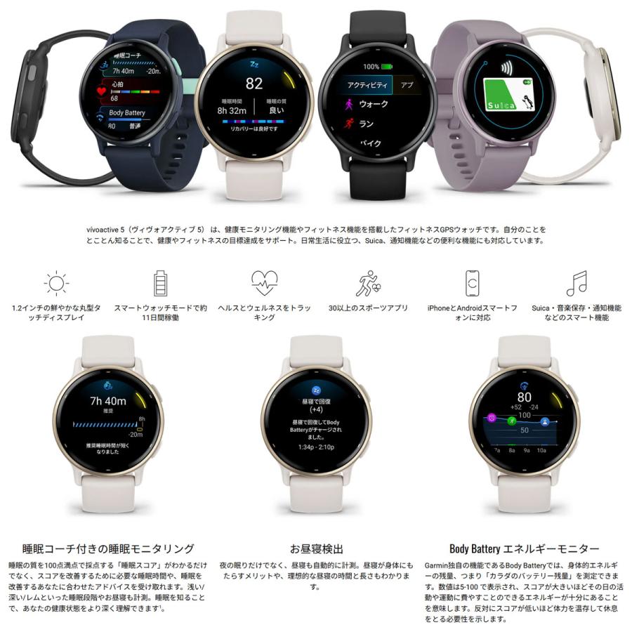 GARMIN - 未使用品 Garmin vivoactive 5 010-02862-40 ガーミン GARMIN vivoactive 5 010-02862-40 ユニセックス