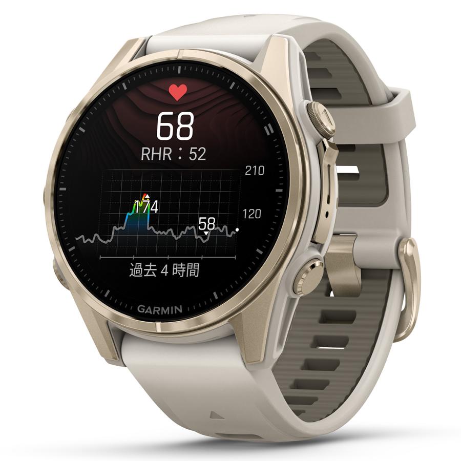 （無金利ローン）ガーミン GARMIN fenix 8 AMOLED 43mm フェニックス8 アモレッド GPS スマートウォッチ 腕時計 010-02903-16の画像