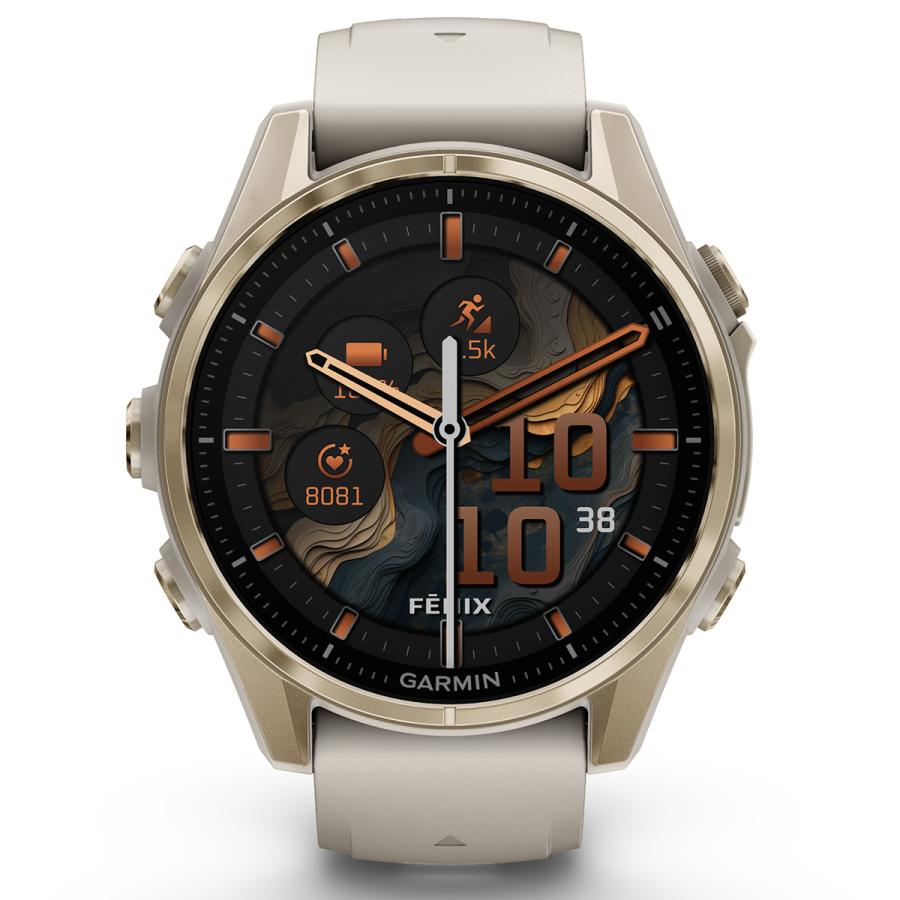 （無金利ローン）ガーミン GARMIN fenix 8 AMOLED 43mm フェニックス8 アモレッド GPS スマートウォッチ 腕時計 010-02903-16の画像