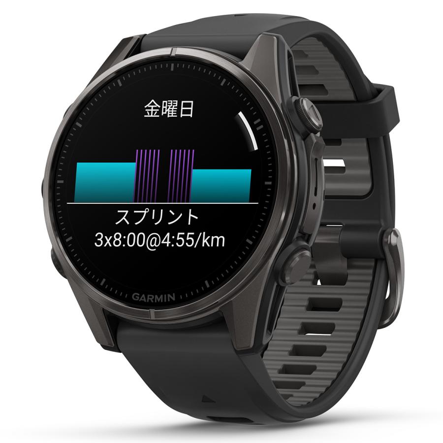 （無金利ローン）ガーミン GARMIN fenix 8 AMOLED 43mm フェニックス8 アモレッド GPS スマートウォッチ 腕時計 010-02903-27の画像