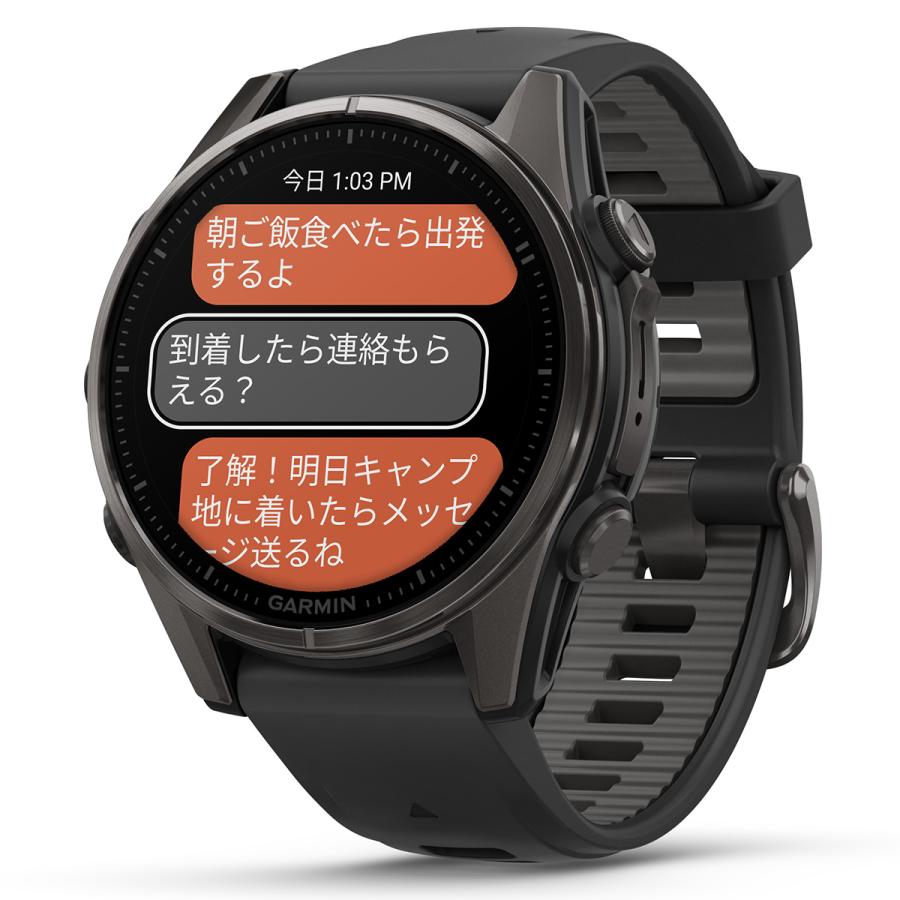 （無金利ローン）ガーミン GARMIN fenix 8 AMOLED 43mm フェニックス8 アモレッド GPS スマートウォッチ 腕時計 010-02903-27の画像