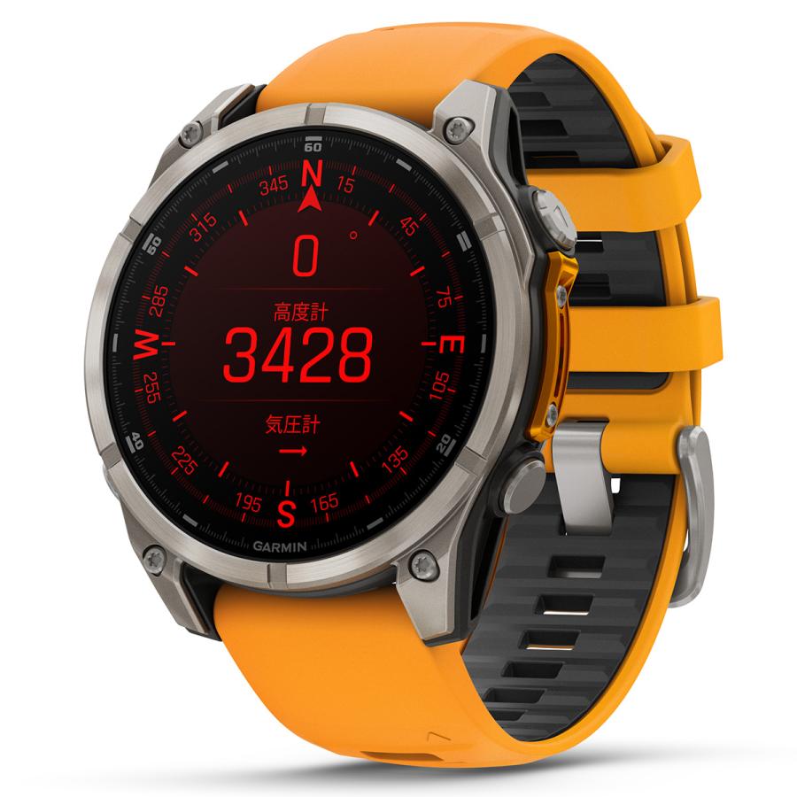 （無金利ローン）ガーミン GARMIN fenix 8 AMOLED 47mm フェニックス8 アモレッド GPS スマートウォッチ 腕時計 010-02904-17の画像