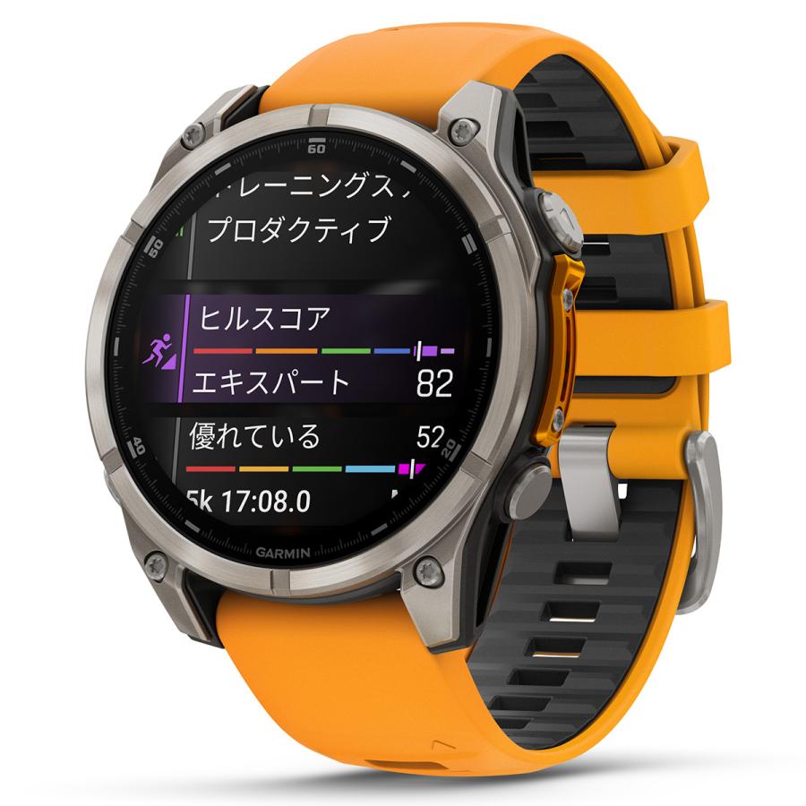 （無金利ローン）ガーミン GARMIN fenix 8 AMOLED 47mm フェニックス8 アモレッド GPS スマートウォッチ 腕時計 010-02904-17の画像