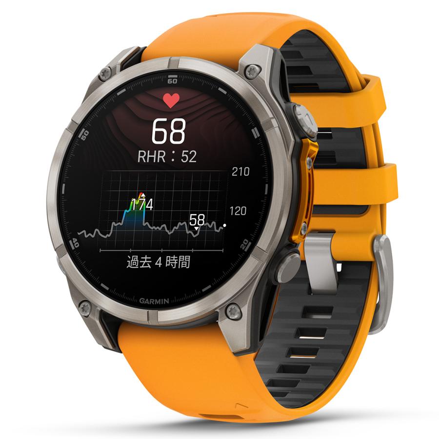 （無金利ローン）ガーミン GARMIN fenix 8 AMOLED 47mm フェニックス8 アモレッド GPS スマートウォッチ 腕時計 010-02904-17の画像