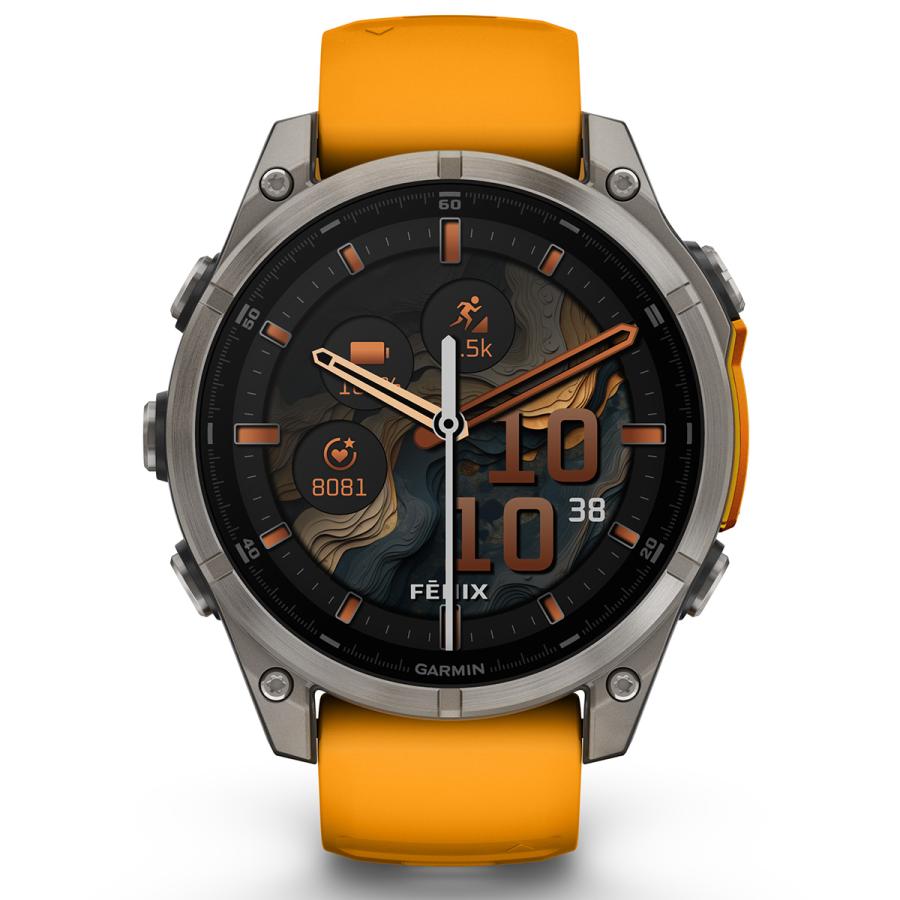 （無金利ローン）ガーミン GARMIN fenix 8 AMOLED 47mm フェニックス8 アモレッド GPS スマートウォッチ 腕時計 010-02904-17の画像