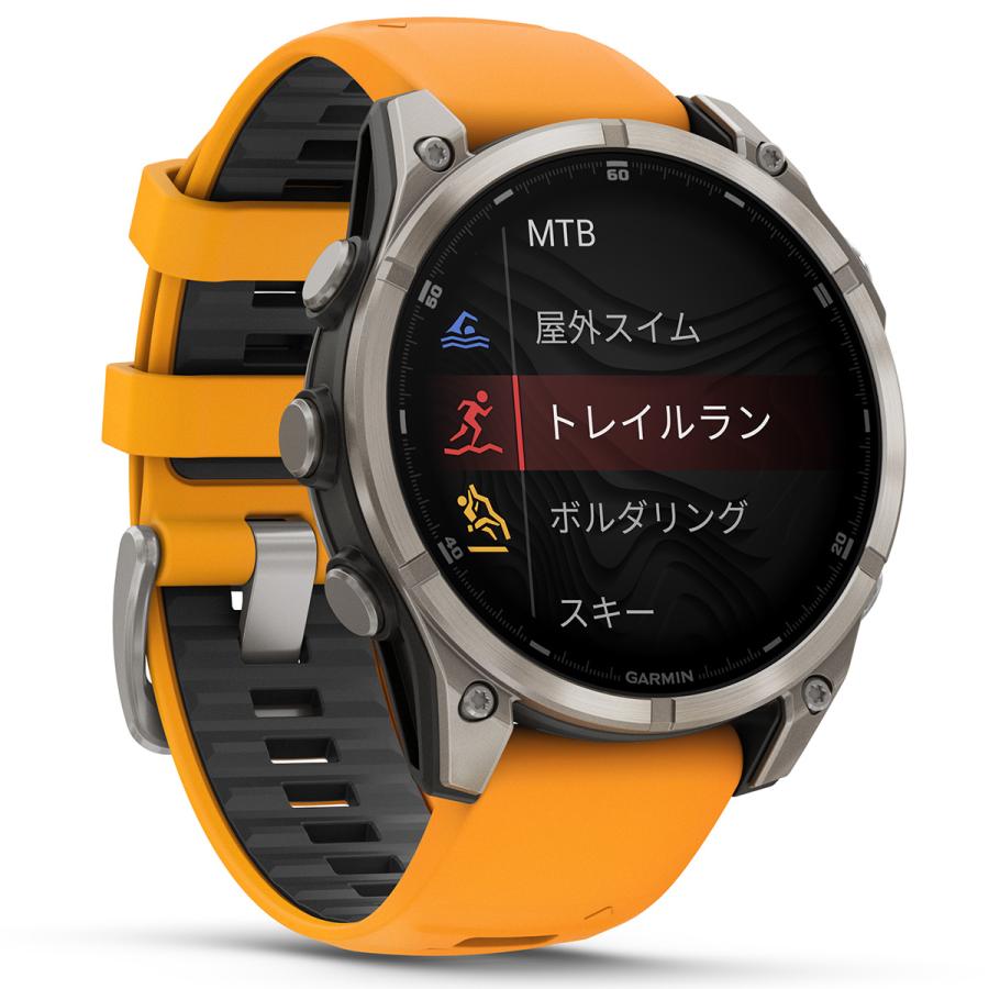 （無金利ローン）ガーミン GARMIN fenix 8 AMOLED 47mm フェニックス8 アモレッド GPS スマートウォッチ 腕時計 010-02904-17の画像