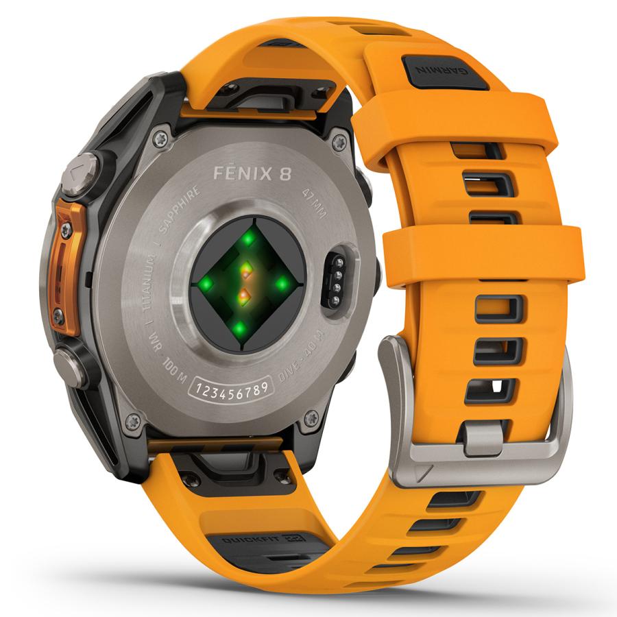 （無金利ローン）ガーミン GARMIN fenix 8 AMOLED 47mm フェニックス8 アモレッド GPS スマートウォッチ 腕時計 010-02904-17の画像