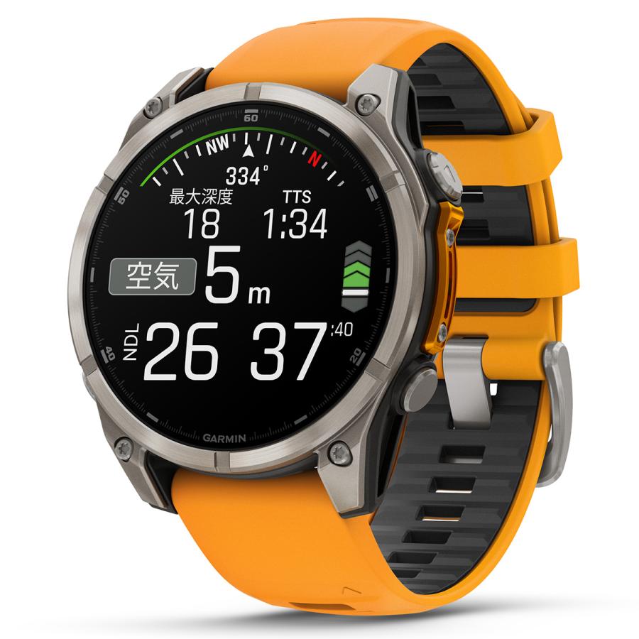（無金利ローン）ガーミン GARMIN fenix 8 AMOLED 47mm フェニックス8 アモレッド GPS スマートウォッチ 腕時計 010-02904-17の画像
