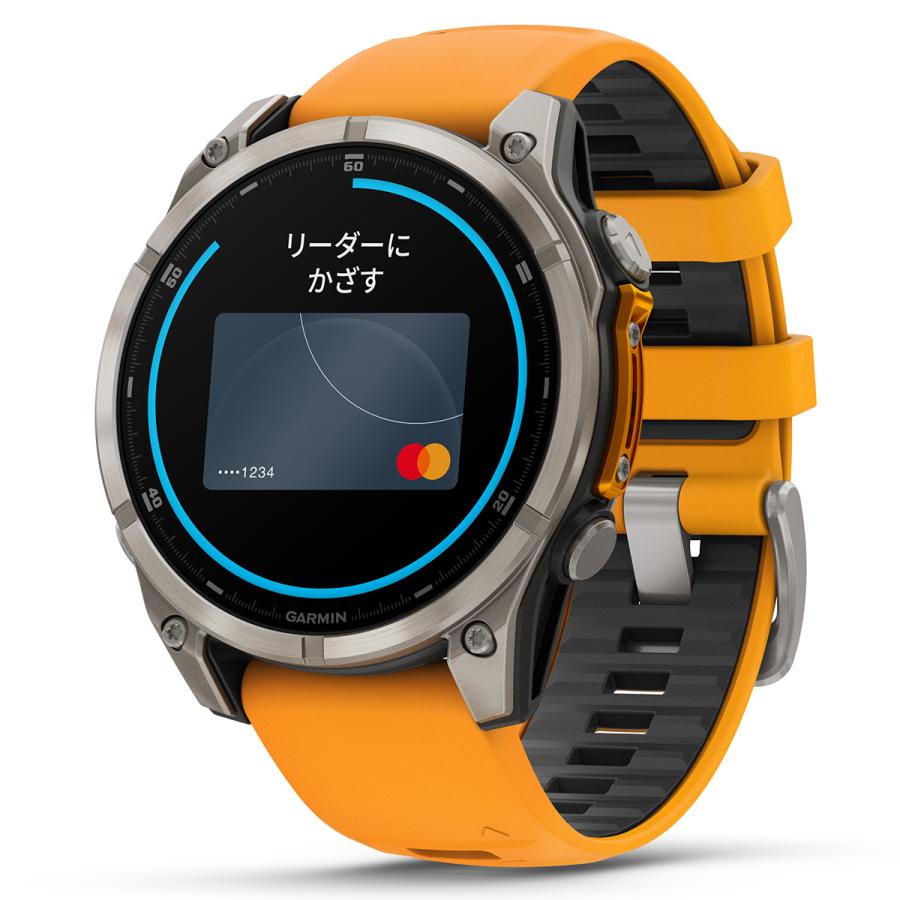 （無金利ローン）ガーミン GARMIN fenix 8 AMOLED 47mm フェニックス8 アモレッド GPS スマートウォッチ 腕時計 010-02904-17の画像