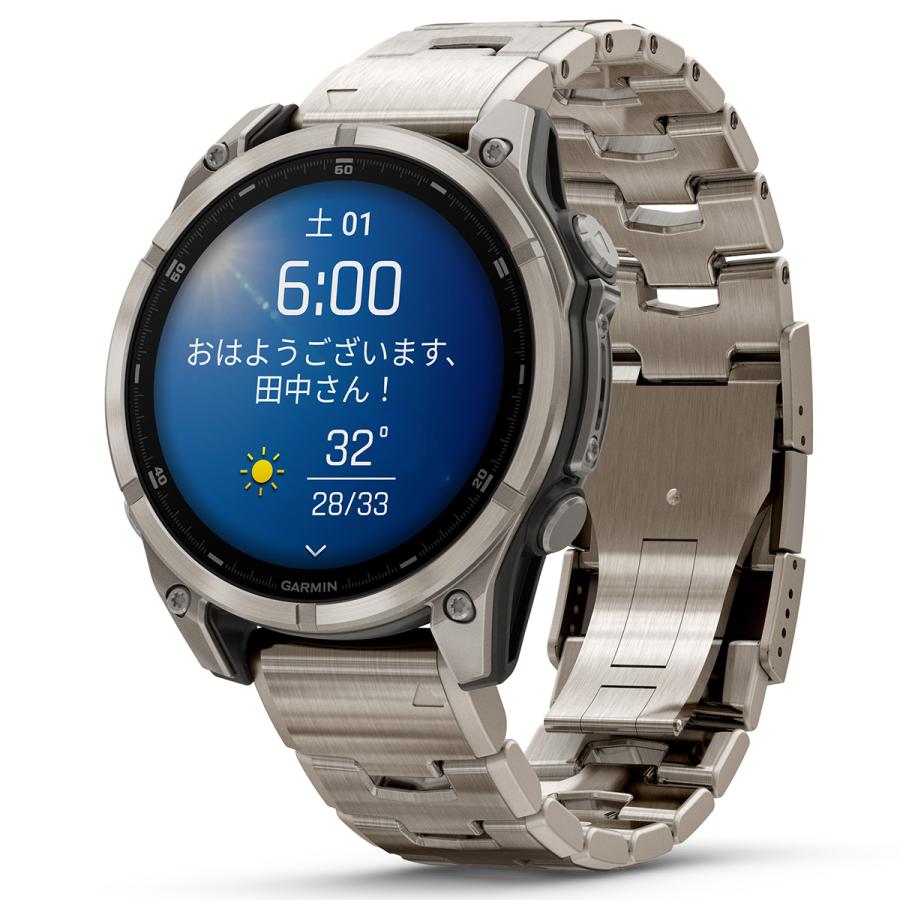 （無金利ローン）ガーミン GARMIN fenix 8 AMOLED 47mm フェニックス8 アモレッド GPS スマートウォッチ 腕時計 010-02904-47の画像