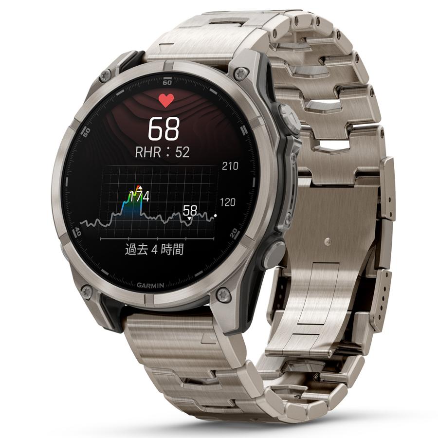 （無金利ローン）ガーミン GARMIN fenix 8 AMOLED 47mm フェニックス8 アモレッド GPS スマートウォッチ 腕時計 010-02904-47の画像