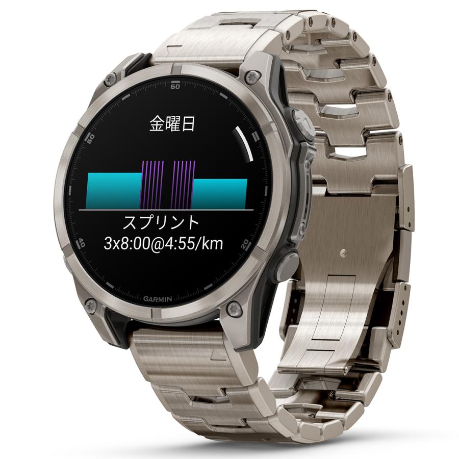 （無金利ローン）ガーミン GARMIN fenix 8 AMOLED 47mm フェニックス8 アモレッド GPS スマートウォッチ 腕時計 010-02904-47の画像