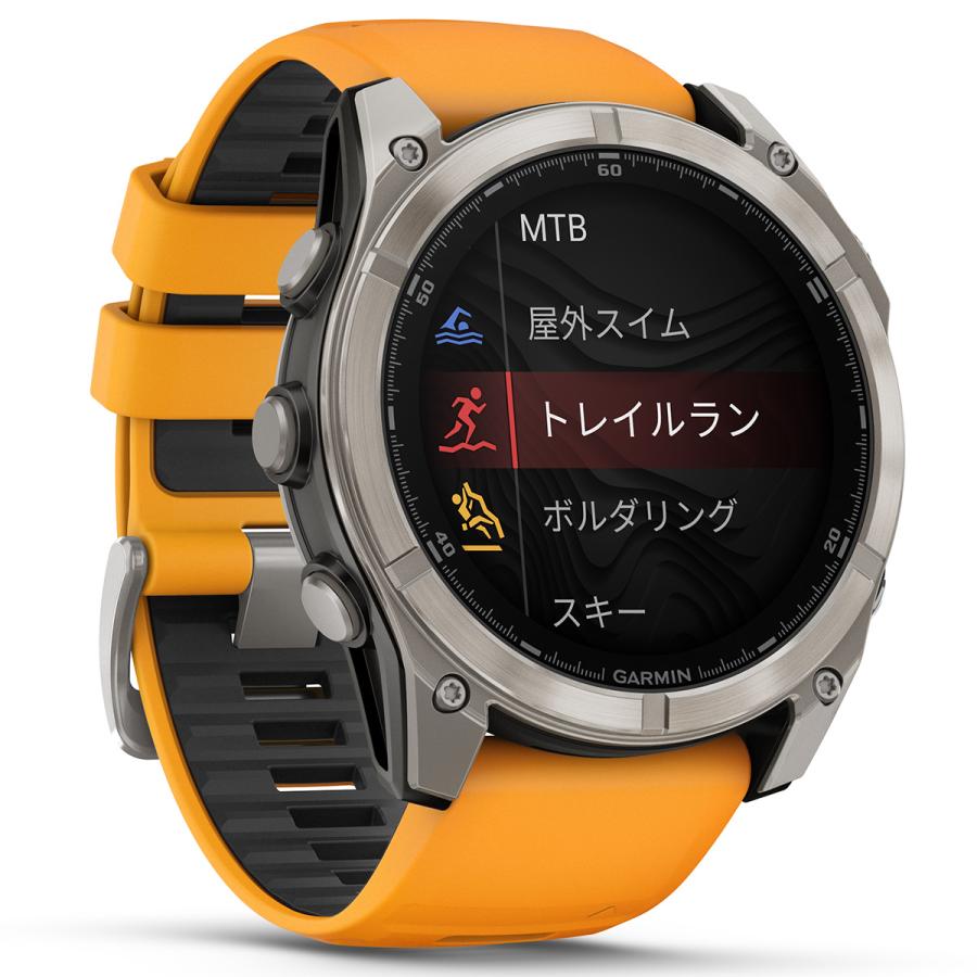（無金利ローン）ガーミン GARMIN fenix 8 AMOLED 51mm フェニックス8 アモレッド GPS スマートウォッチ 腕時計 010-02905-50の画像