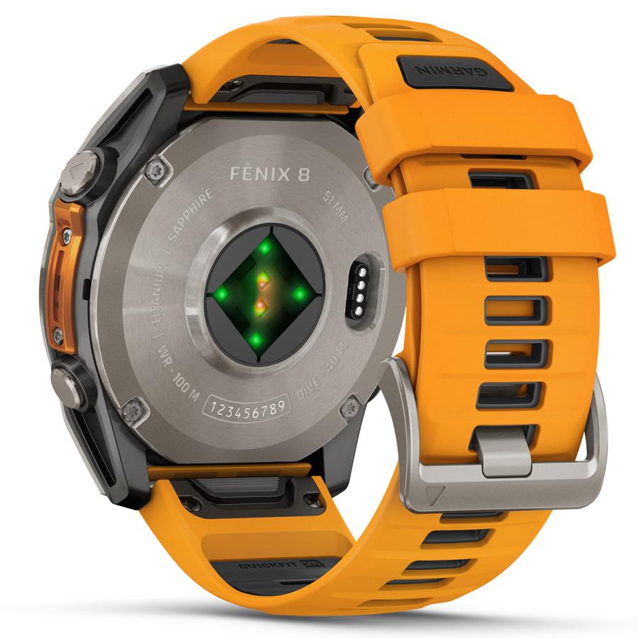 （無金利ローン）ガーミン GARMIN fenix 8 AMOLED 51mm フェニックス8 アモレッド GPS スマートウォッチ 腕時計 010-02905-50の画像