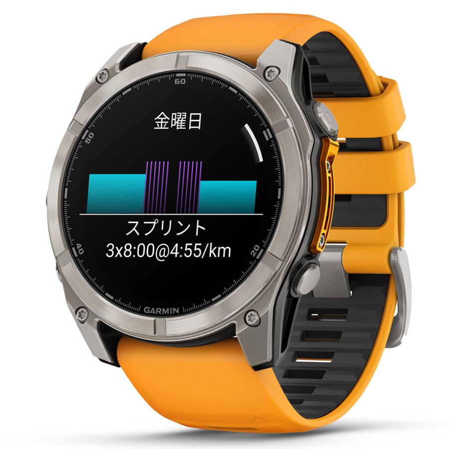 （無金利ローン）ガーミン GARMIN fenix 8 AMOLED 51mm フェニックス8 アモレッド GPS スマートウォッチ 腕時計 010-02905-50の画像