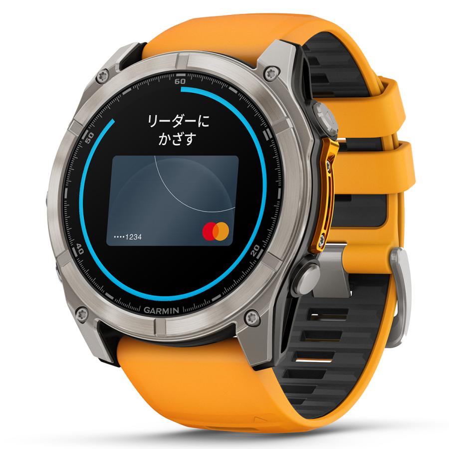（無金利ローン）ガーミン GARMIN fenix 8 AMOLED 51mm フェニックス8 アモレッド GPS スマートウォッチ 腕時計 010-02905-50の画像